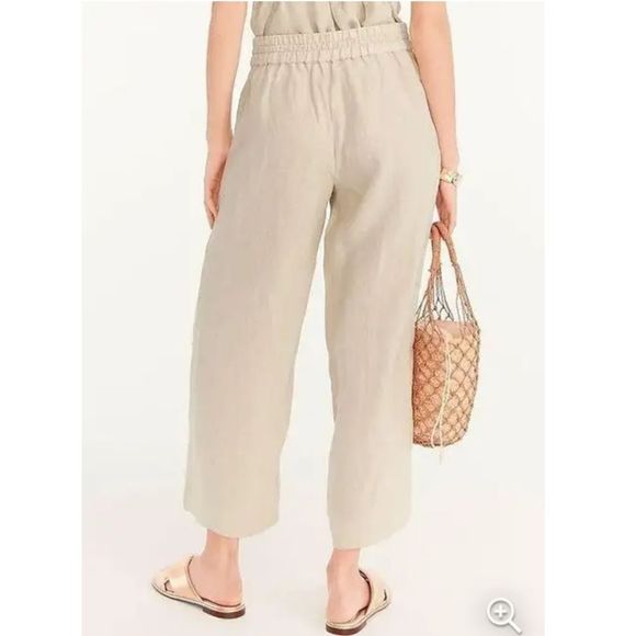 J. Crew Cream Wide Leg Pants - Picture 2 of 11
